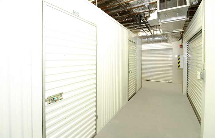 Indoor climate controlled storage units.